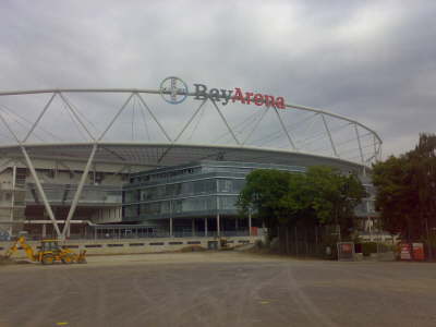 Wiedereröffnung Bayer Stadion